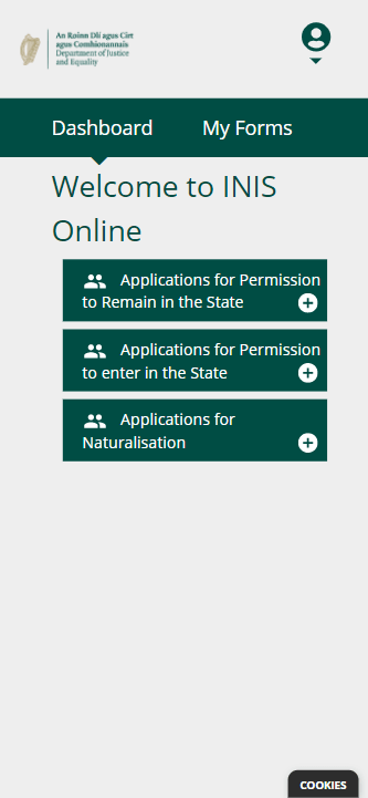 INIS Online - Step 2 - Logado no sistema