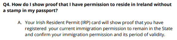 FAQs in relation to new process for online renewals December 2 nd 2020 via Inis.gov.ie