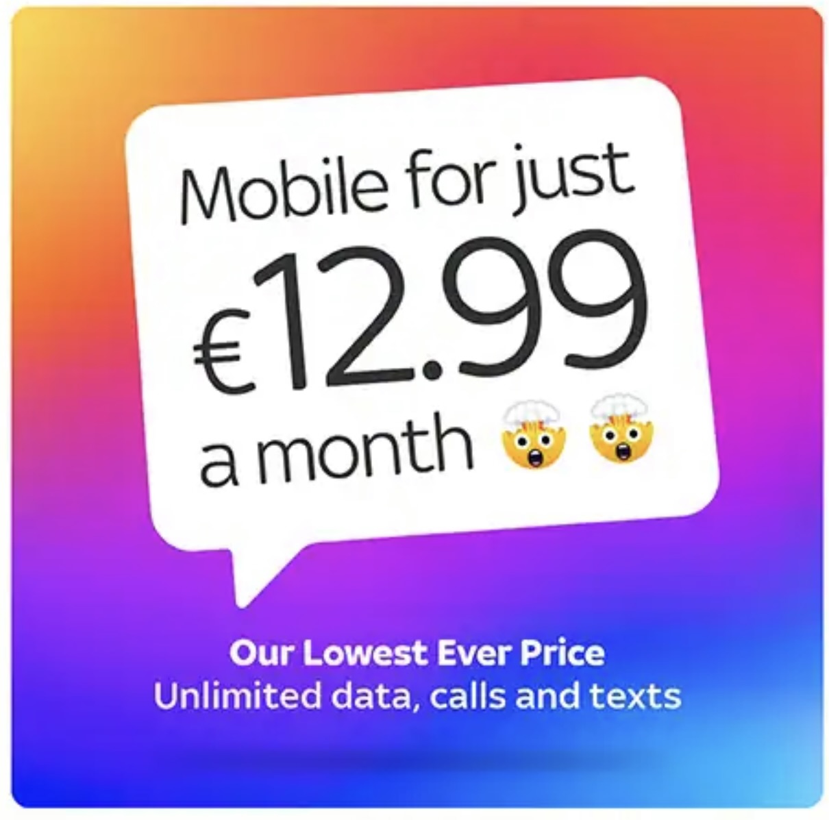 Sky 12.99 Promo